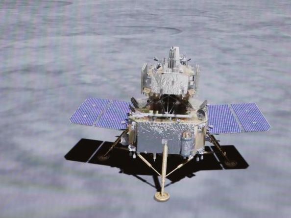 嫦娥五号成功着陆_将在月球预选区域开展月面采样工作